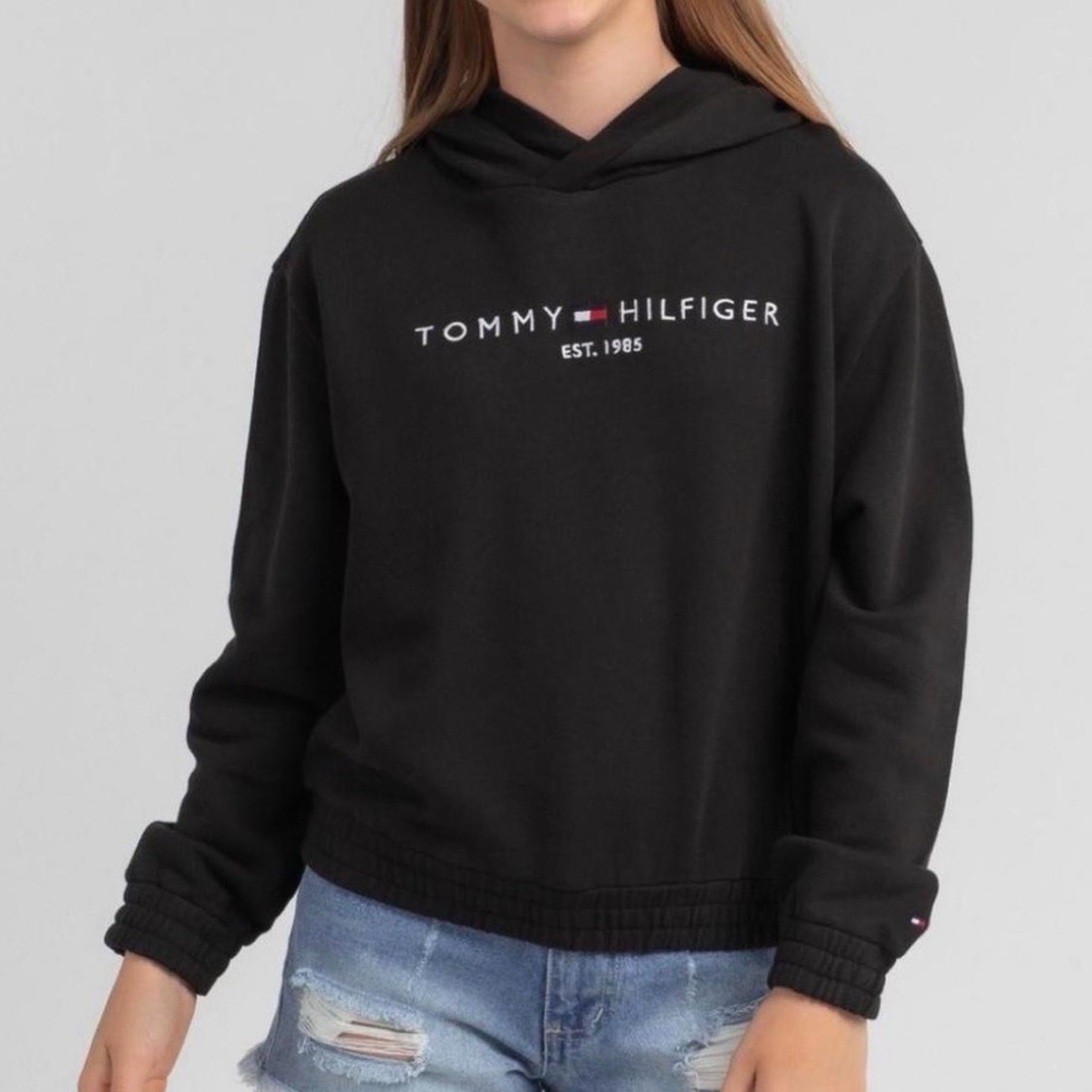 Tommy Hilfiger Essential Hoodie in black size L